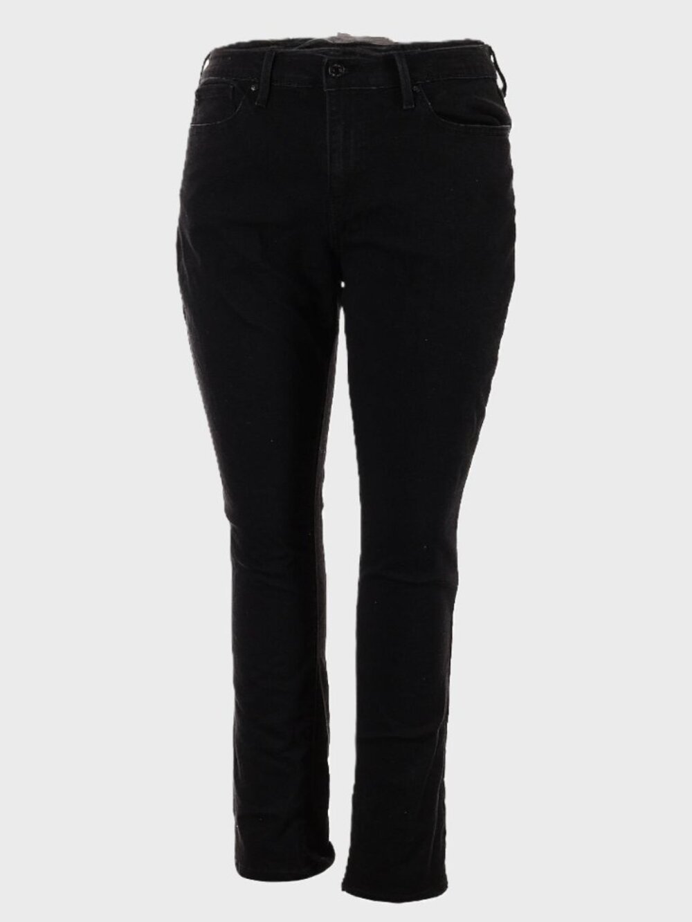Denizen from Levi's Black Woman Mid Rise Slim Jeans 16